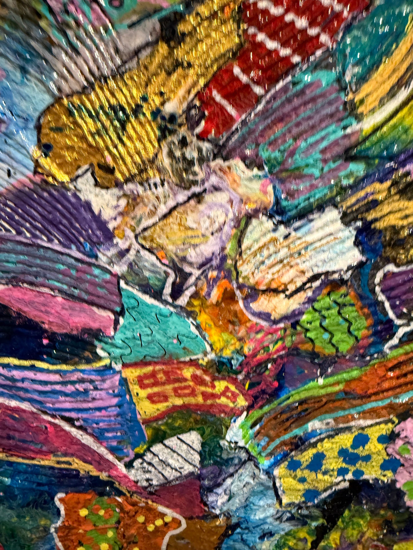 Overthinking (22”x18” with antique frame)