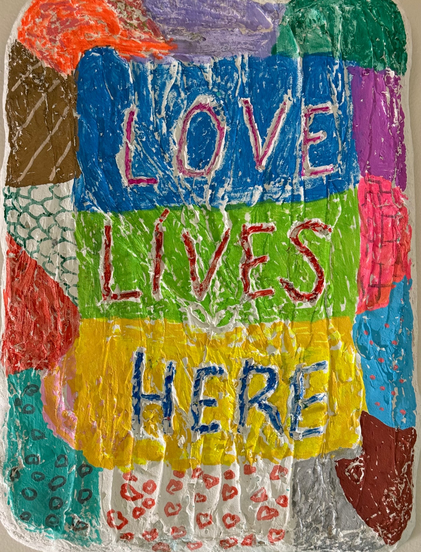 Love Lives Here 15”x11”