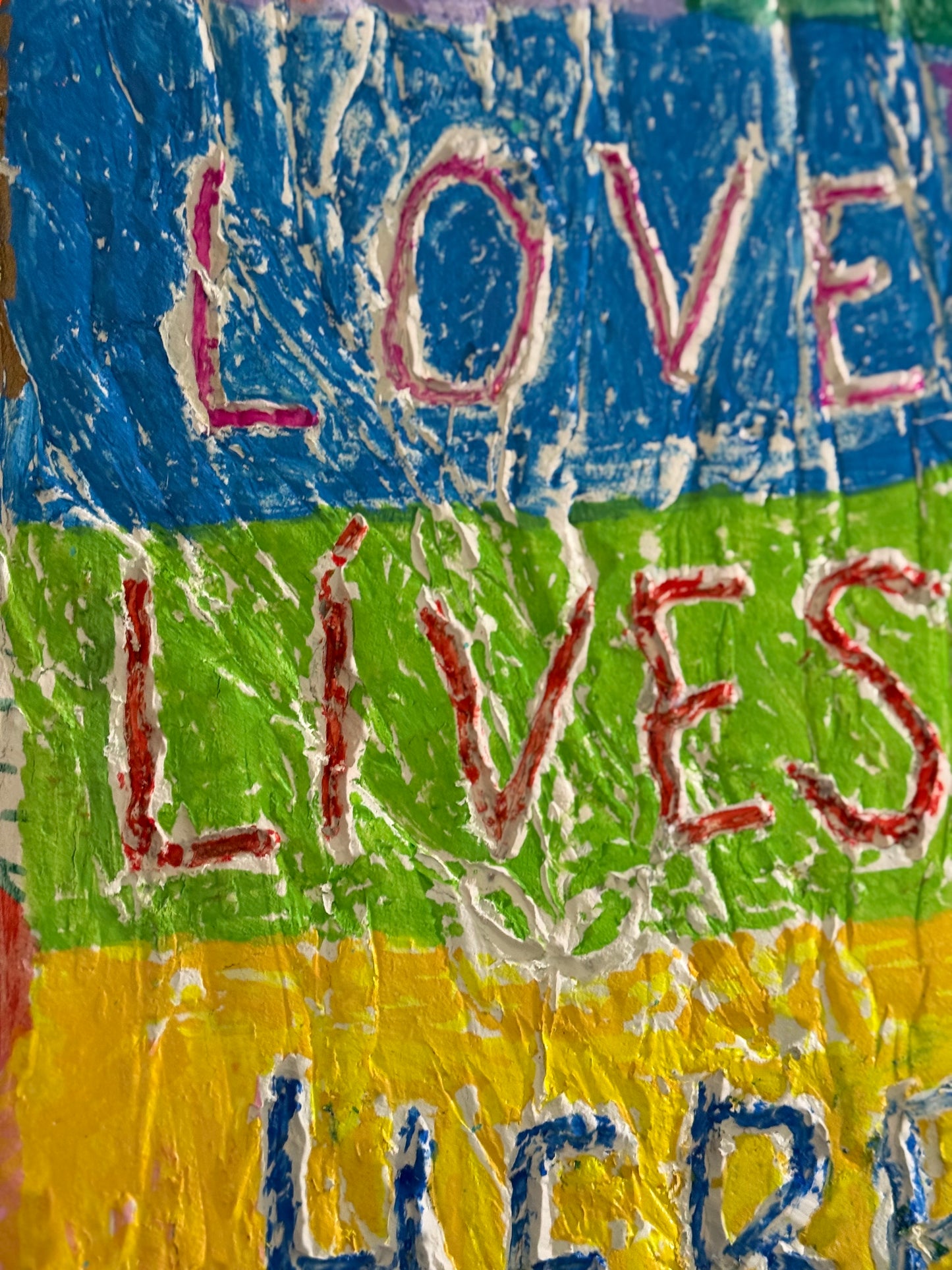 Love Lives Here 15”x11”