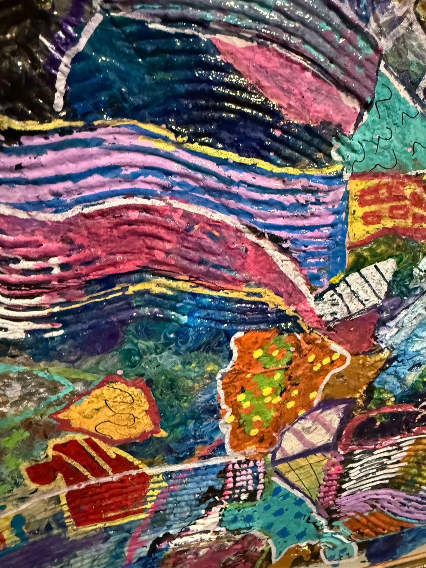 Overthinking (22”x18” with antique frame)