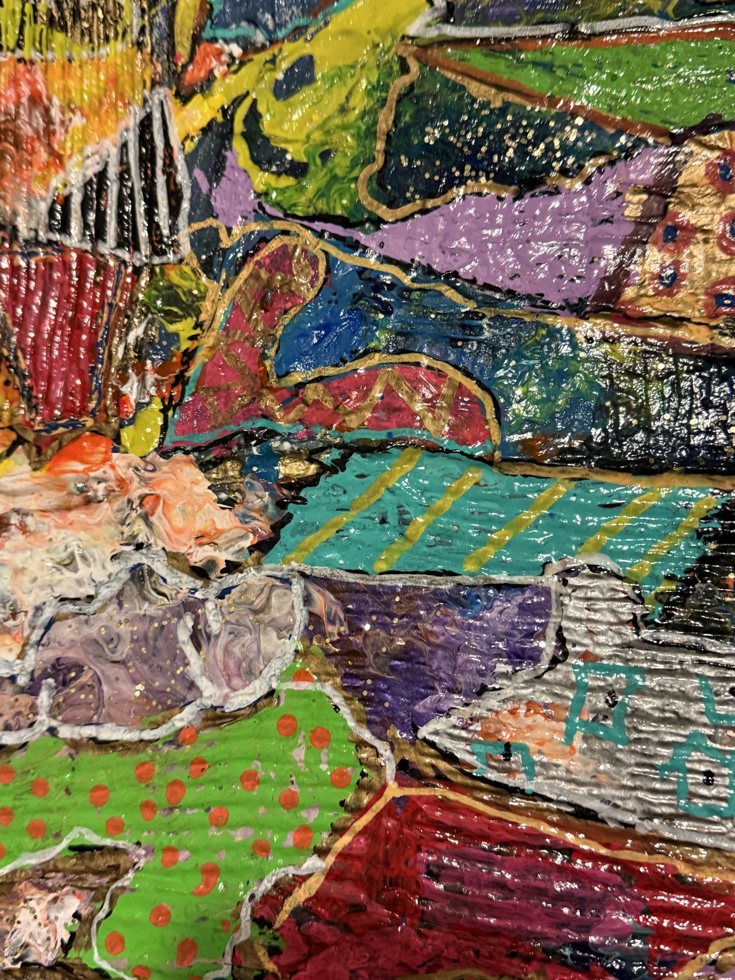 Overwhelmed with Joy (22”x18” with antique frame)