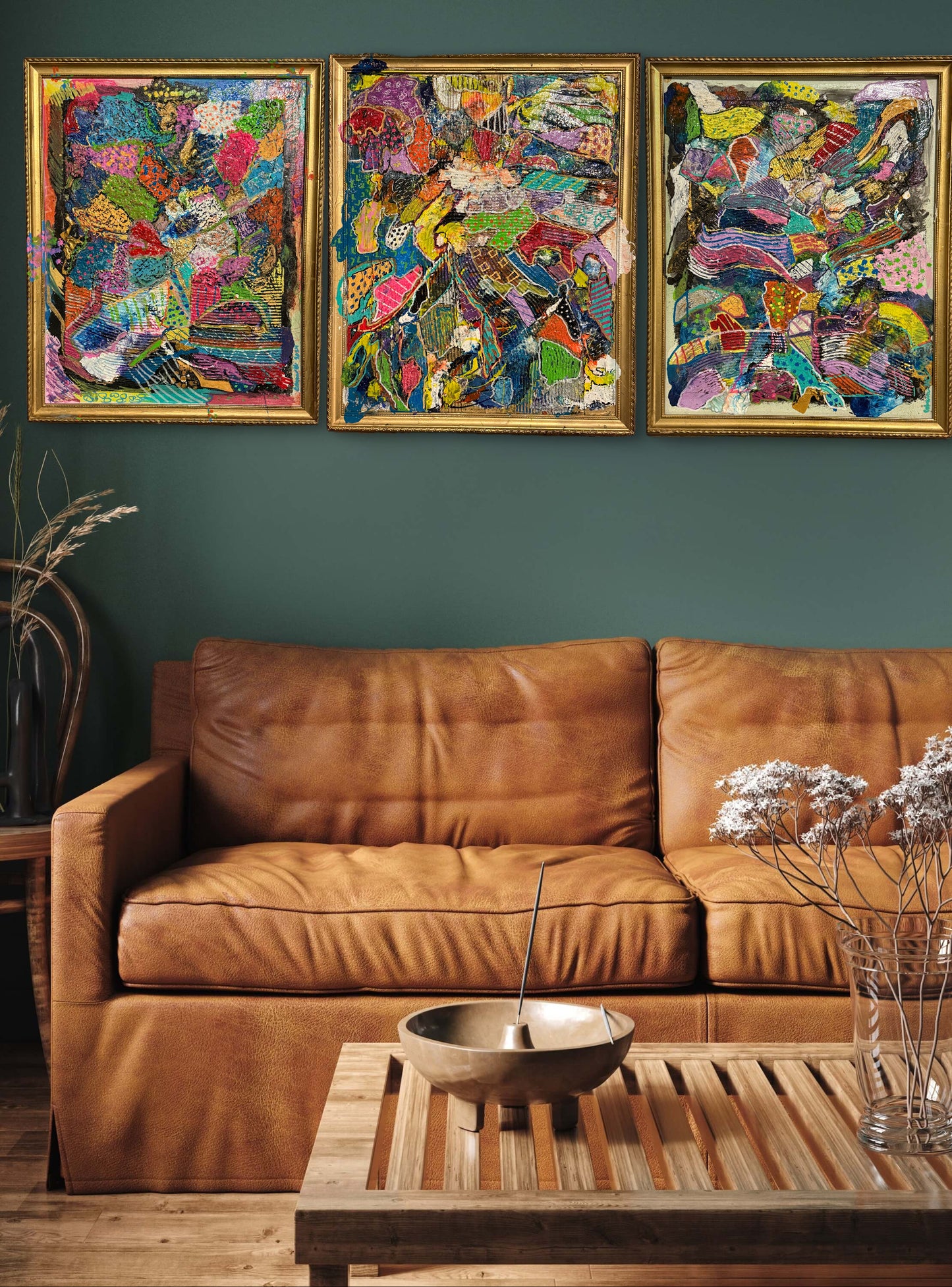 Overwhelmed with Joy (22”x18” with antique frame)