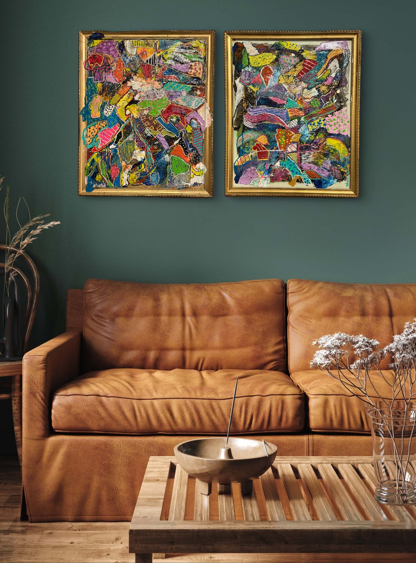 Overwhelmed with Joy (22”x18” with antique frame)
